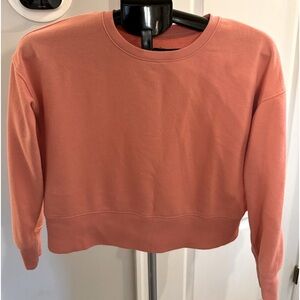 Pink lightweight sweatshirt